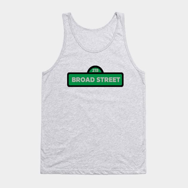 Broad Street - Eagles Tank Top by High N Wide